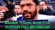 Russell Wilson Thanks Mom GIF