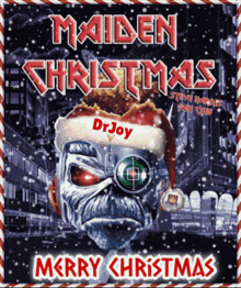 Merry Christmas Iron Maiden GIF - Merry Christmas Iron Maiden Drjoy GIFs