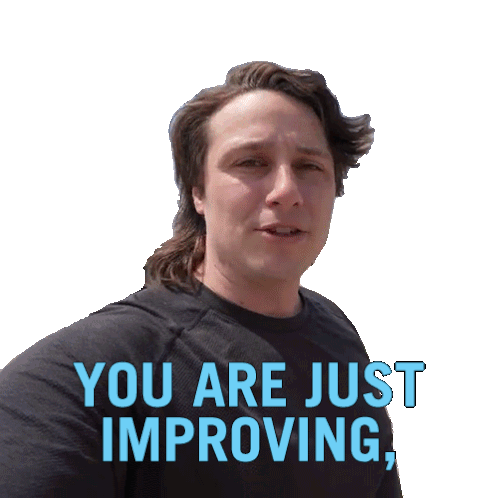 You Are Just Improving You Are Just Having Fun Michael Downie Sticker - You Are Just Improving You Are Just Having Fun Michael Downie Downielive Stickers