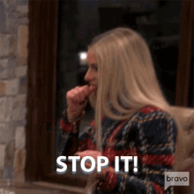 Stop It Real Housewives Of Beverly Hills GIF - Stop It Real Housewives Of Beverly Hills Freeze GIFs