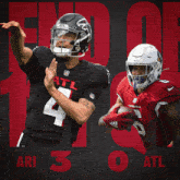 Atlanta Falcons (0) Vs. Arizona Cardinals (3) First-second Quarter Break GIF