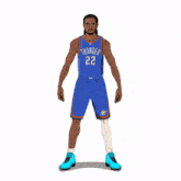 an illustration of a basketball player wearing a thunder jersey