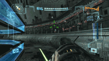a video game with the number 86 on the top