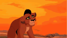 kovu lion king cub sad