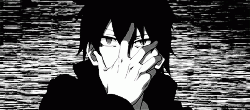 Anime Black And White GIF  Anime Black And White Black N White  Discover   Share GIFs