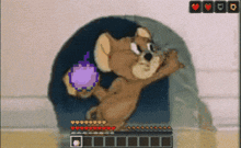 Tom And Jerry Gold Apple GIF - Tom And Jerry Gold Apple Minecraft GIFs