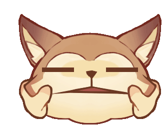 Fox Cute Sticker - Fox Cute Pinch Cheeks Stickers