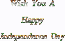 Wish You A Happy Independence Day Happy Holidays GIF