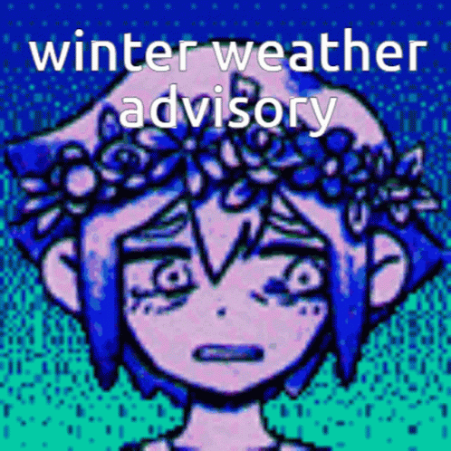 Omori Basil Basil Winter Weather Advisory GIF - Omori Basil Basil Winter Weather Advisory Basil Sad GIFs