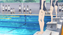 akebi chan swimming pool race anime