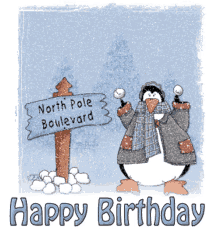 winter birthday happy birthday north pole snow