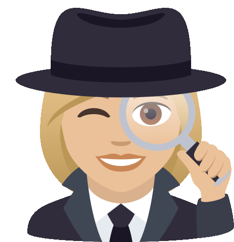 Detective Joypixels Sticker - Detective Joypixels Lets Investigate Stickers