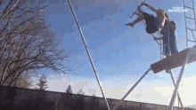 Trapeze Fail People Are Awesome GIF