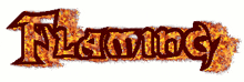 the word necromancy is surrounded by flames