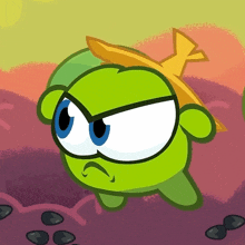 Angry Look Nibble Nom GIF - Angry Look Nibble Nom Cut The Rope GIFs