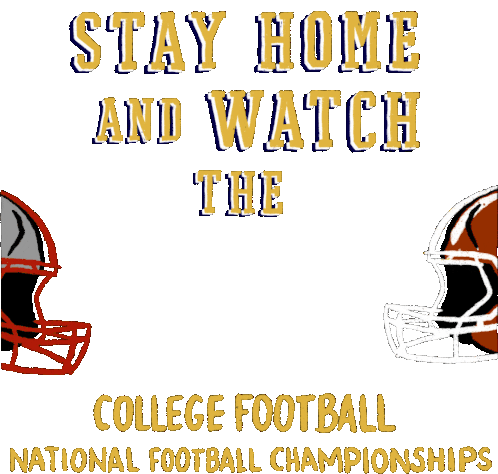 Stay Home Stay Home And Watch Football Sticker - Stay Home Stay Home And Watch Football Football Stickers