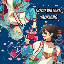 Watarei Good Watarei Morning GIF - Watarei Good Watarei Morning Wataru Hibiki GIFs