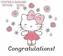 Hello Kitty Congratulations GIF - Hello Kitty Congratulations Congrats GIFs