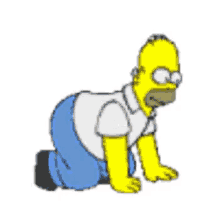 Homer Simpson GIF - Homer Simpson Crawl GIFs