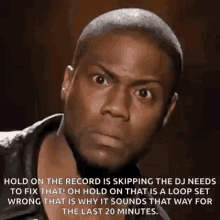 Kevin Hart Stare GIF - Kevin Hart Stare Blink GIFs