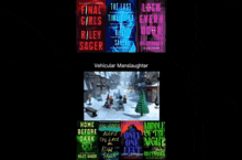 a collection of books including final girls and vehicular manslaughter by riley sager