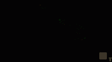 a person is swimming in the dark with a sign that says magenta music on it