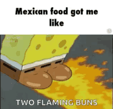 Mexican Food Fire GIF - Mexican Food Fire Spongebob GIFs