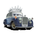 Queen Elizabeth Cars Movie Sticker - Queen Elizabeth Cars Movie Cars 2 Stickers