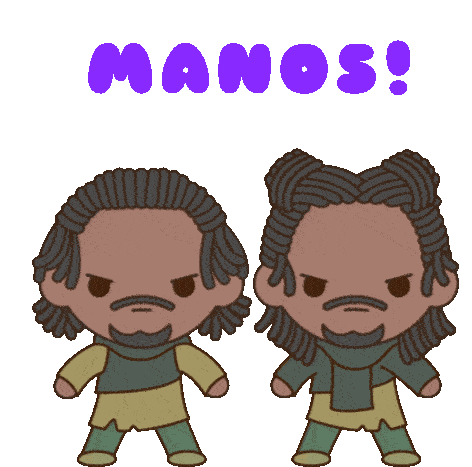 Manos Twinies Sticker - Manos Twinies Les Twin Stickers