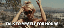 Miley Cyrus Flowers GIF - Miley Cyrus Flowers Talk To Myself For Hours GIFs