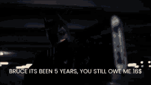 Bruce Its Been5years Batman GIF - Bruce Its Been5years Batman Batman Swears GIFs