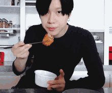 eating kpop