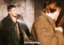 Supernatural Dean GIF - Supernatural Dean Screaming GIFs