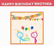 Happy Birthday Brother Blow The Candle GIF - Happy Birthday Brother Blow The Candle GIFs