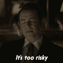 Its Too Risky Barry Lapidus GIF
