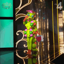 Blow A Kiss The Masked Singer GIF - Blow A Kiss The Masked Singer Hi GIFs