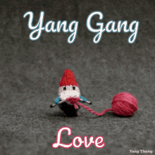 Yang Gang Yang Gang Love GIF - Yang Gang Yang Gang Love Knitting GIFs