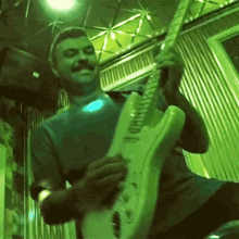 Plucking A Guitar Andrew Eichinger GIF - Plucking A Guitar Andrew Eichinger Seaway GIFs