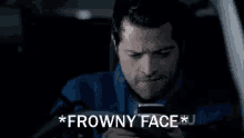 Crying Misha Collins GIF - Crying Misha Collins Frowny Face GIFs