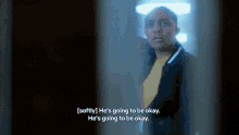 a man says softly he 's going to be okay and he 's going to be okay