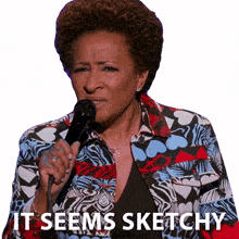 it seems sketchy wanda sykes wanda sykes im an entertainer seems suspicious it doesnt sound right