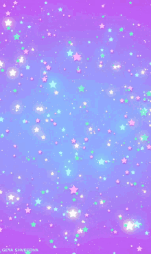 glitter purple stars sparkle