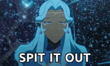 Allura Spit It Out GIF