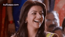 Laughing.Gif GIF - Laughing Kajal Agarwal Happy Face GIFs