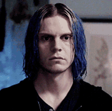 kai anderson american horror story evan peters stare serious