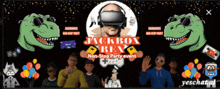 a poster for a non-stop party event called jackbox rex