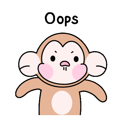 Monkey Animal Sticker - Monkey Animal Oops Stickers