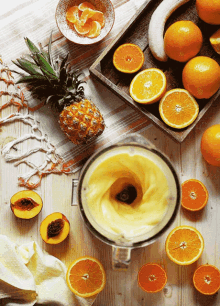 monday fruits food pineapple orange