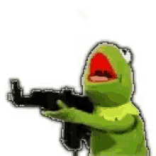 Métisio Kermit GIF - Métisio Kermit Gunshots GIFs