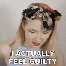 I Actually Feel Guilty Sophie GIF - I Actually Feel Guilty Sophie Tearastar GIFs